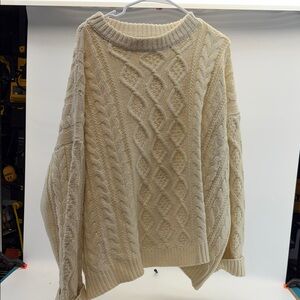 Simply Couture Cream Knit Sweater